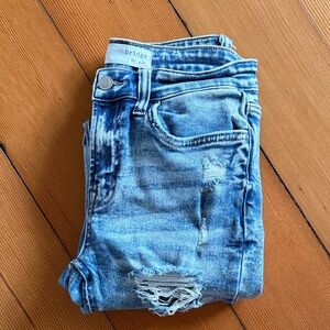 Bridge by Gly Ripped Jeans Mid-Rise Skinny Soze 27